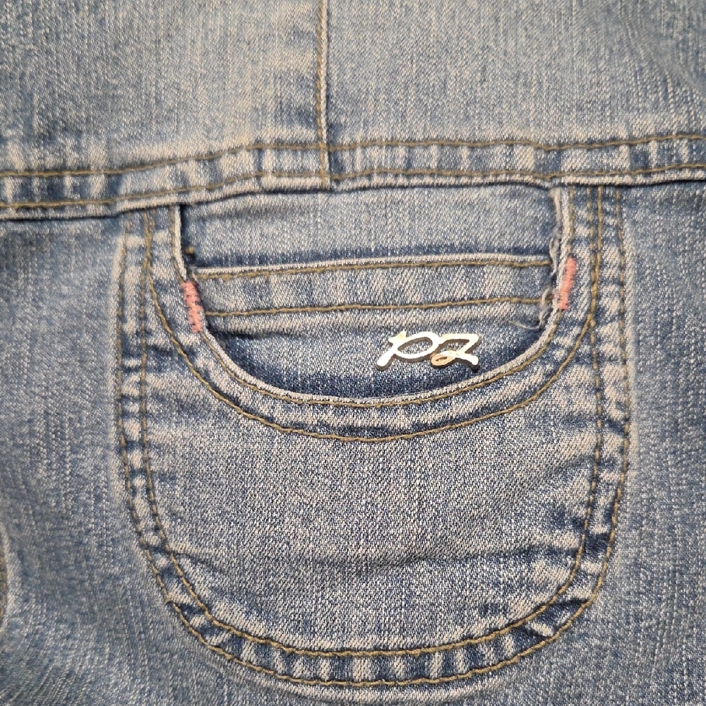 Point Zero Women's Denim Shirt with Snap Buttons Size S - Picture 4 of 8